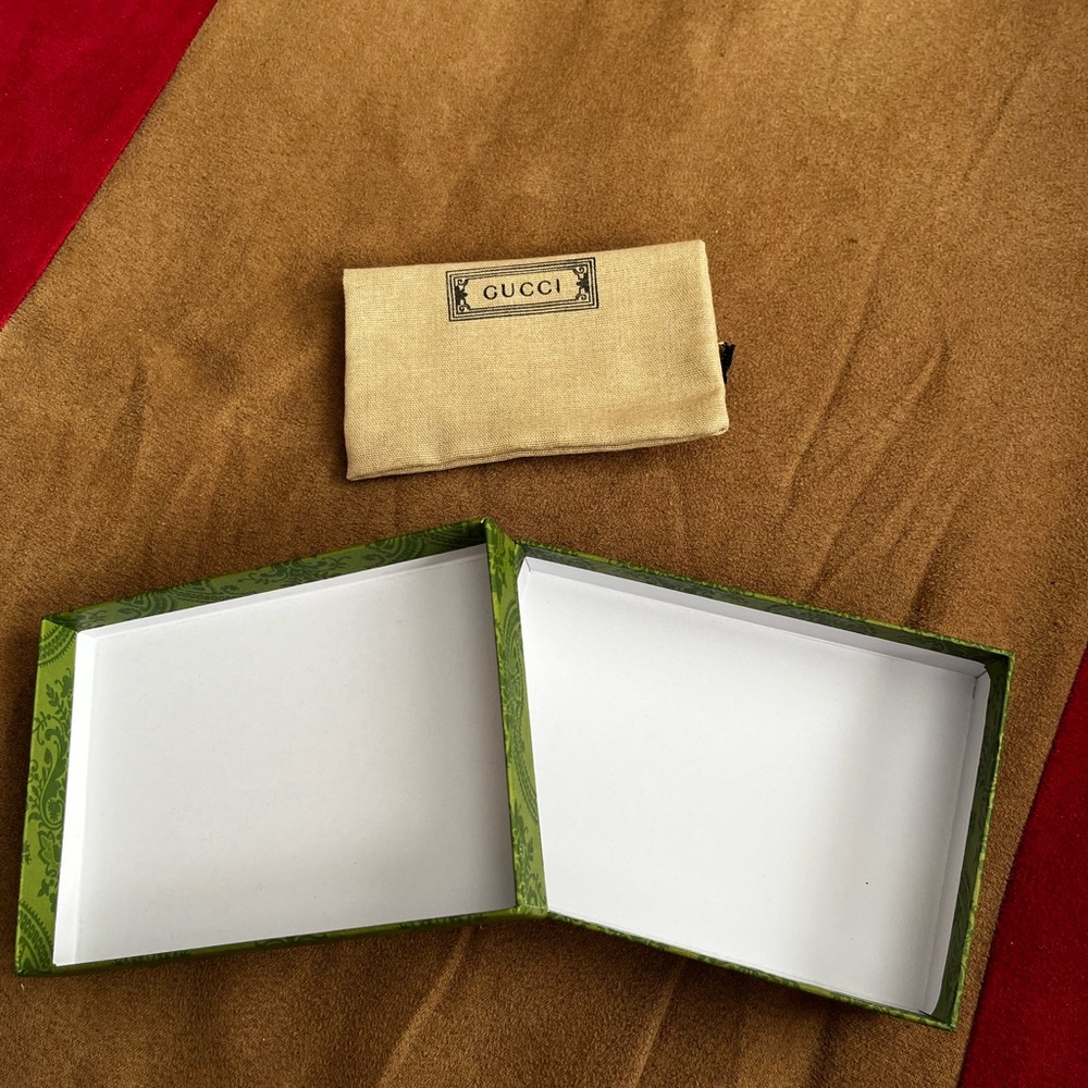 Gucci Green Decorative Box with Pouch - Picture 9 of 9